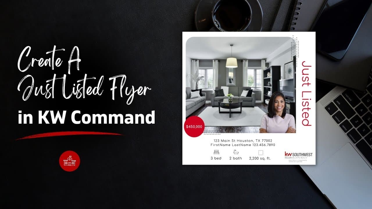 Create A Just Listed Flyer In KW Command