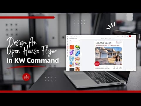 How to Make an Open House Flyer in KW Command (Step-by-Step for Real Estate Agents)