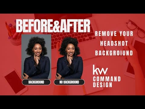 How To Remove the Background of your Headshot on KW Command