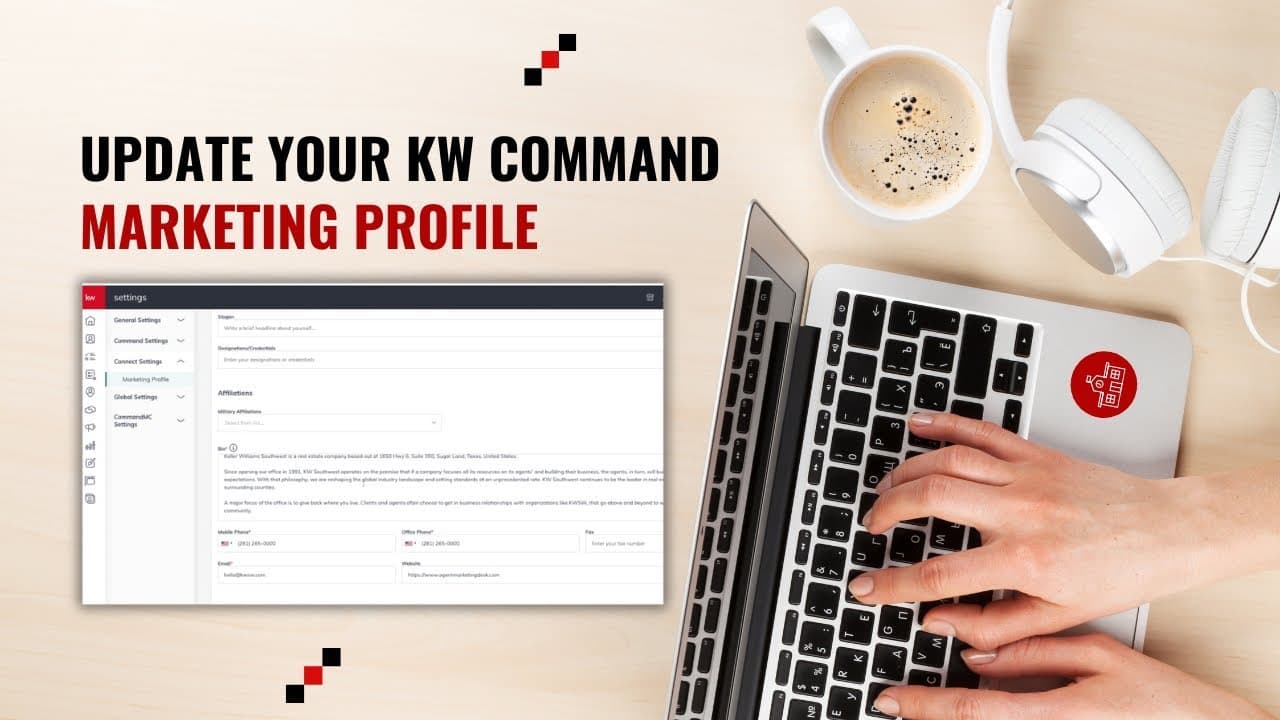 Why Every KW Agent Needs to Update Their Marketing Profile in Command