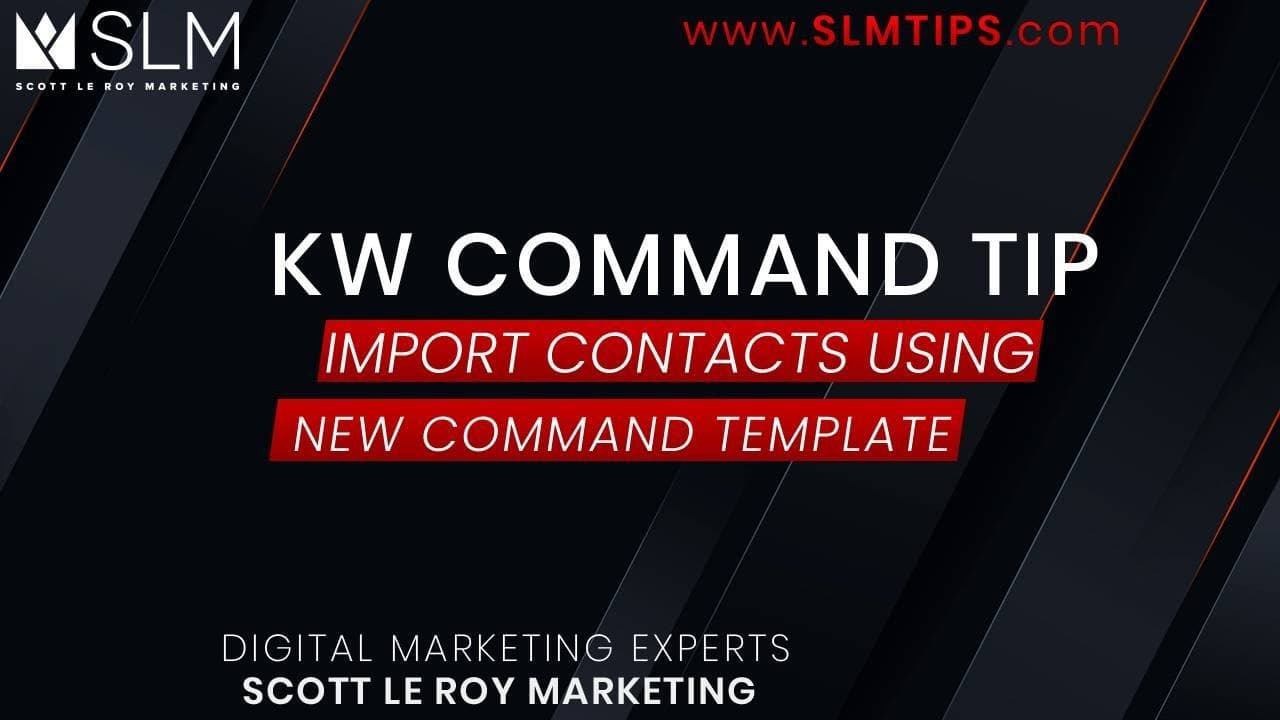 How To Upload Contacts Into KW Command
